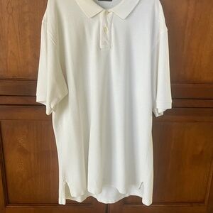 Men’s White Polo, Good condition Size L
